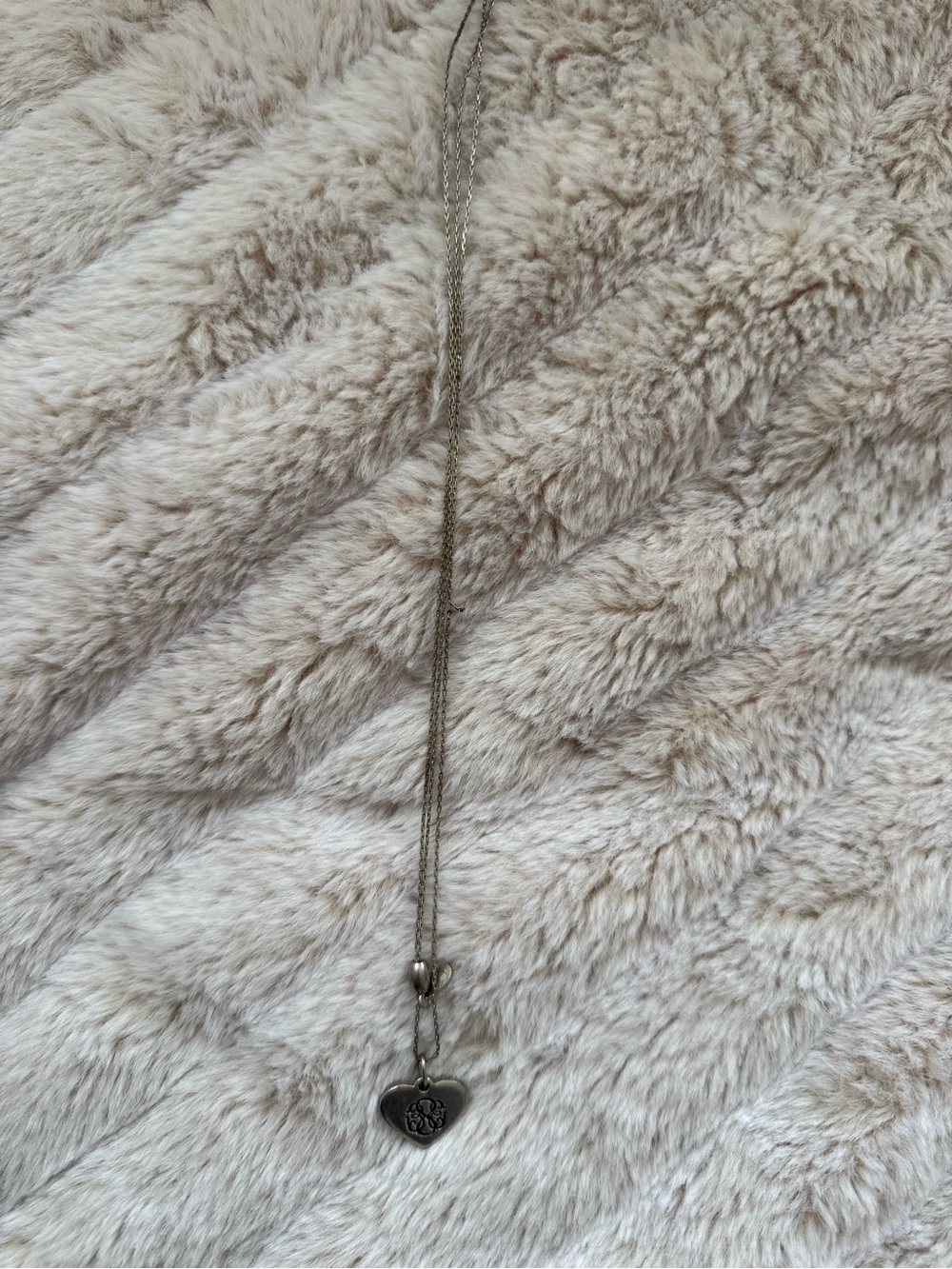Alex and Ani Heart Pendant Necklace - Silver Tone